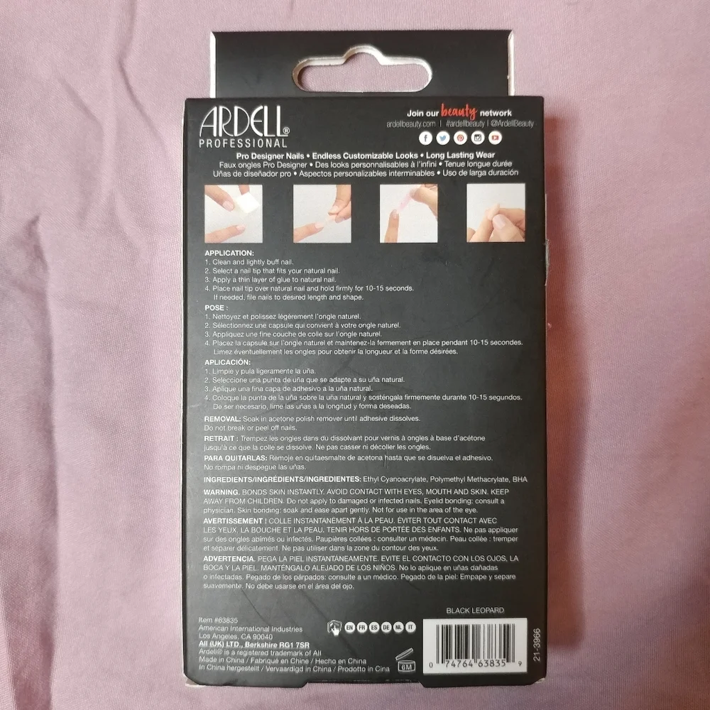 3/$8 Ardell Nail Addict Nails - Picture 2 of 2